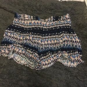 multi colored shorts